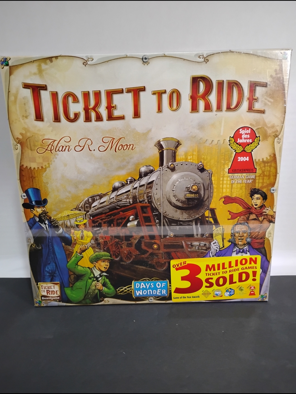 Ticket to Ride Board Game by - Beige & Red Box Art